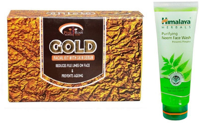 

Pink Root GOLD KIT 83G WITH HIMALAYA NEEM FACE WASH(Set of 2)