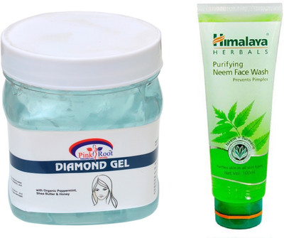 

Pink Root DIAMOND GEL 500ML WITH HIMALAYA NEEM FACE WASH(Set of 2)