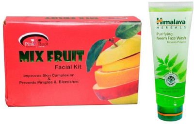 

Pink Root MIX FRUIT KIT 83G WITH HIMALAYA NEEM FACE WASH(Set of 2)