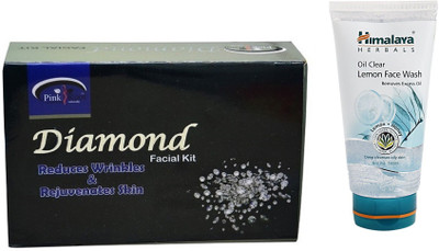 Pink Root DIAMOND KIT 83G WITH HIMALAYA LEMON FACE WASH(Set of 2)