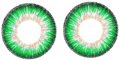 

Cnet Solution Dark Green Eye Color Lens Monthly(0, Colored Contact Lenses, Pack of 1)