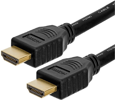 

Teratech 10 Meter High Speed HDMI to HDMI Male HDMI Cord LCD/LED TV 1.4V Ethernet 3D Full HD 1080p HDMI Cable(Compatible with Blu-Ray, Set Top Box,DVD, Led TV, Black)
