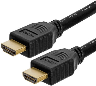 

Teratech 3 Meter High Speed HDMI to HDMI Male 1.4V Ethernet 3D Full HD 1080p With Gold Plated HDMI Cable(Compatible with Blu-Ray, Set Top Box,DVD, TV, Black)