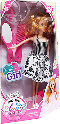 

BEST SHOP PRETTY GIRL DOLL WITH ACCESSORIES IN A SINGLE PACK(FASHION DOLL)(Multicolor)