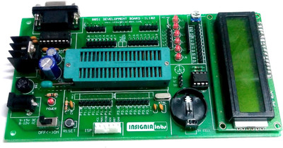 

INSIGNIA LABS 8051 DEVELOPMENT BOARD WITH LCD, ZIF SOCKET & AT89S52 Educational Electronic Hobby Kit