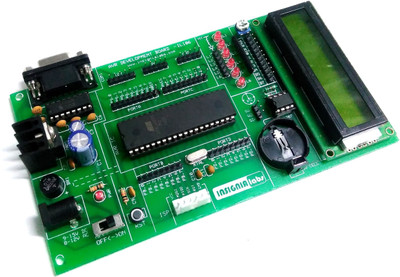 

INSIGNIA LABS AVR ATMEGA32 DEVELOPMENT BOARD WITH LCD AND DS1307 CLOCK Educational Electronic Hobby Kit
