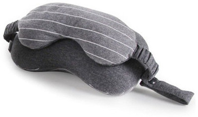 

DALUCI 2 in 1 Sleeping Eye Mask Eyeshade Cover Shade U-shaped Travel Neck Support Pillow Home Outdoor Traveling(10 g)