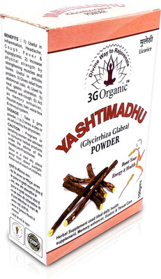 

3G Organic Mulethi Powder Organic Best Filtered Export Quality 100 Gms(100 g)