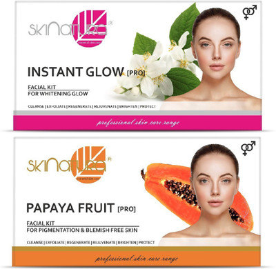 

Skinatura Instant Glow + Papaya Fruit Facial Kit 230 g(Set of 2)