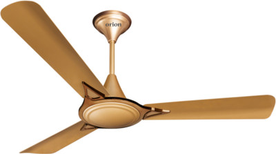 

ORION Highspeed Metallic to Satin Gold Pack of 1 3 Blade Ceiling Fan(Gold, Pack of 1)