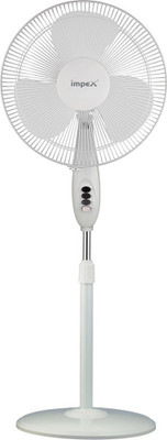 

Impex BREEZE O3 3 Blade Pedestal Fan(WHITE, Pack of 1)