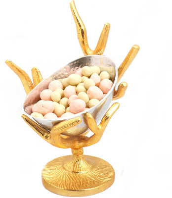

Ghasitaram Gifts Chocolates- Silver Designer Tree Chocolate Coated Fruit Bowl Combo(3)