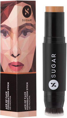 Sugar Cosmetics Ace Of Face Foundation Stick - 05 Mocha (Medium Tan) Foundation(Cosmetics Ace Of Face Foundation Stick - 05 Mocha (Medium Tan))