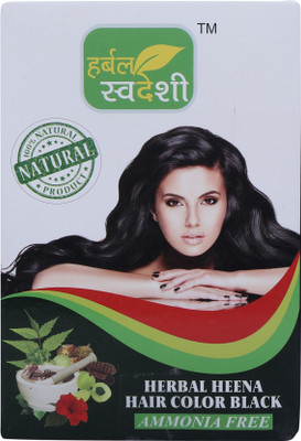 

HERBAL SWADESHI herbal heena hair colour black Hair Color(black)