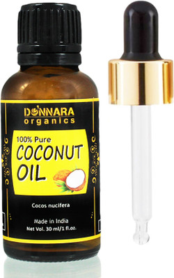 

Donnara Organics 100% Pure & Natural Virgin Coconut oil(30 ml) Hair Oil(30 ml)