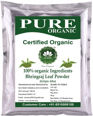 

SkyMorn Pure Organic Premium Quality 100% Pure Bhringraj Powder (100 g)