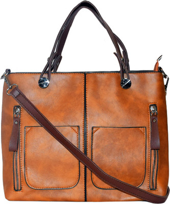 

Karpasam Hand-held Bag(Brown)