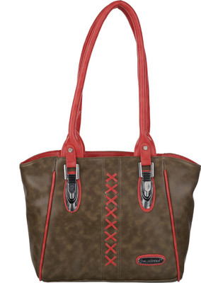 

Al Jazeera Shoulder Bag(Khaki, Pink)