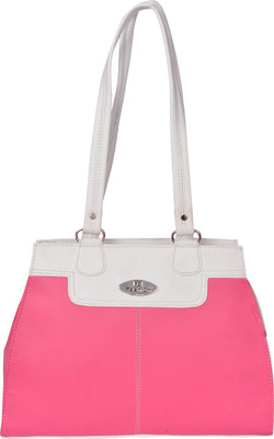

FD Fashion Soft Shoulder Bag(Pink, Black), Black;pink