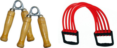 

Lord Wooden Hand Grip or Chest Expander Gym & Fitness Kit