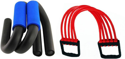 

Lord SShape Push up bar AND Chest expander Gym & Fitness Kit