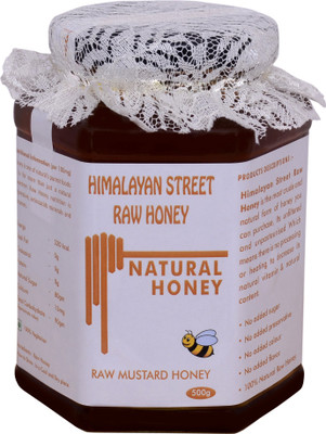 

himalayan street raw honey 100% NATURAL UNPROCESSED RAW MUSTARD HONEY 500GM X 2 PACK(1.0 kg)