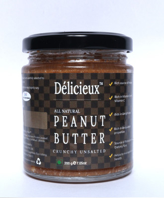 

FITJARS DELICIEUX Peanut Butter Crunchy Unsalted 200 g
