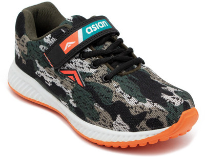 

Asian Boys Lace Running Shoes(Green