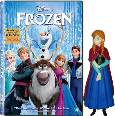 

Frozen with Anna Figurine - DVD(DVD English)
