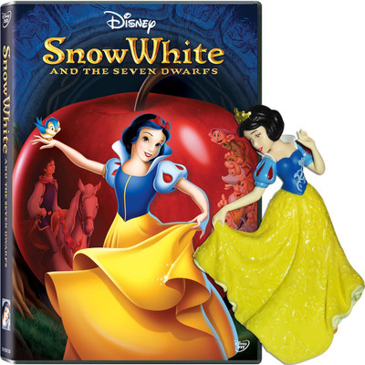 

Snow White And The Seven Dwarfs with Princess Figurine - DVD(DVD English)