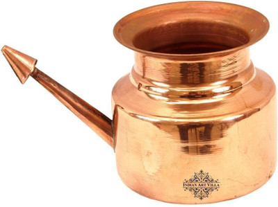 

IndianArtVilla Copper Brown Neti Pot(0.7 ml)