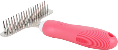 

SRI Pet Dog Shedding Grooming Hair Fur Anti-Static Brush Rake Comb Tool With Nice Gripping Curry Comb for Dog & Cat