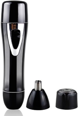 

SRI high quality IPX7 waterproof USB charge 2 in1 nose hair trimmer with shaver Black Pet Hair Trimmer