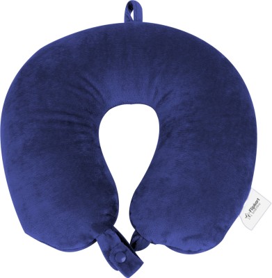 Flipkart SmartBuy Super Soft Memory Foam Travel Pillow  (Navy Blue)