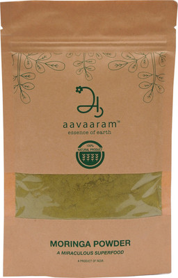 

Aavaaram Organic Moringa Leaf Powder, Natural & Herbal 100 g