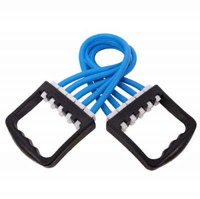 

Apex Chest Expander Excerciser Rubber Latex Tube Muscle Pulling for Unisex Resistance Tube(Black)