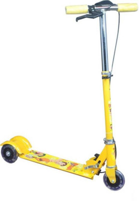 

kairaCreation Foldable 3 Wheel Scooter Cycle (Bell) Mannual Scooter Manual Scooter(Yellow)