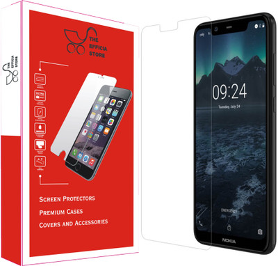 Efficia Edge To Edge Tempered Glass for Nokia 5.1 Plus(Pack of 1)