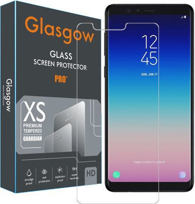 Glasgow Edge To Edge Tempered Glass for Samsung Galaxy A8 Star(Pack of 1)