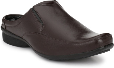

ANNI INTERNATIONAL Men's Brown Half Back open Slip On Formal For Men (Brown) Casuals For Men(Brown