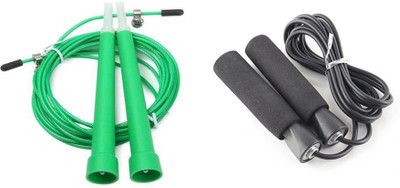 

Lord 1 Form Skipping Rope And 1 Speed Wire Skipping Rope Freestyle Skipping Rope(Multicolor, Length: 279 inch)