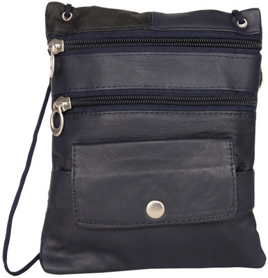 AspenLeather Women Formal Black Genuine Leather Sling Bag
