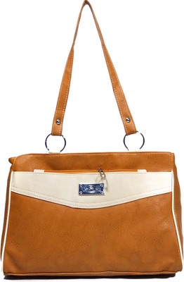 

OLEBEST Girls Casual Brown PU Shoulder Bag