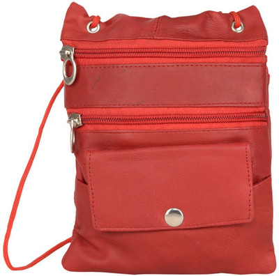 

AspenLeather Women Formal Red Genuine Leather Sling Bag