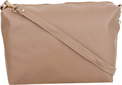 

Zoby Girls Casual Beige PU Sling Bag