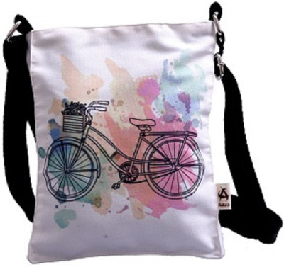 

Astara Girls Evening/Party, Casual, Formal White Canvas Sling Bag