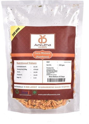 

AMRUTHA SWEETS Corn Mixture 200g Pack of 5(1 kg, Pack of 5)