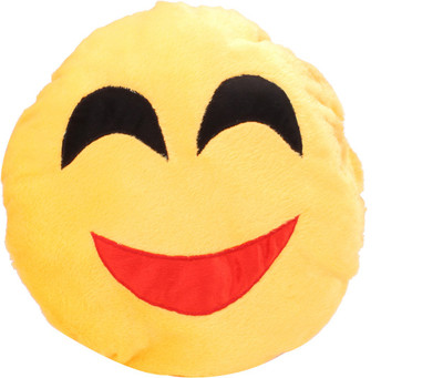 

BIG MONKEY TOYS Smiley World Star Eyes Expression Soft Toy - 4 inch(Yellow)