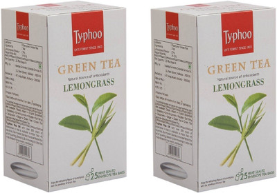 

Typhoo PACK OF 2 LEMONGRASS 25 Green Tea Bags Box(100 g)