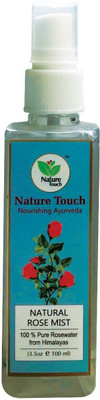 

Nature Touch Natural Rose Mist is 100% Pure extracted from Demusk Roses. "Rose Water - 100 ml"(100 ml)